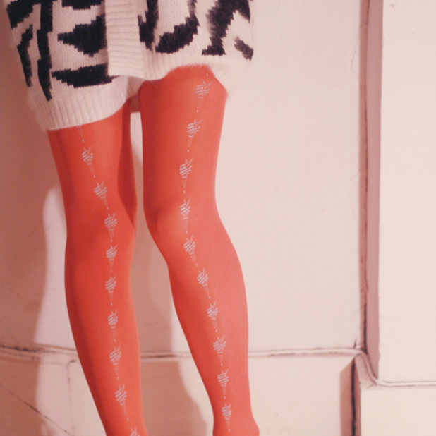 Introducing Hand Screen Printed Tights by Hose