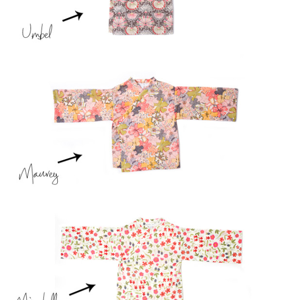 Michiko and Me – Kids’ Kimonos in Liberty Prints