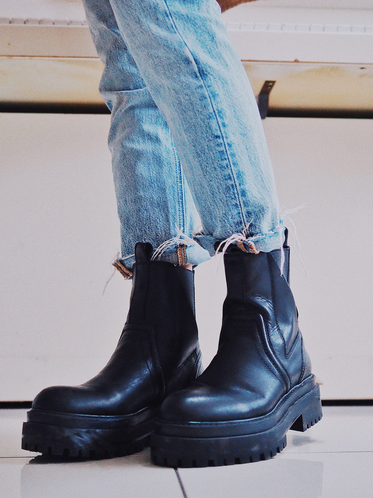 topshop chunky boots